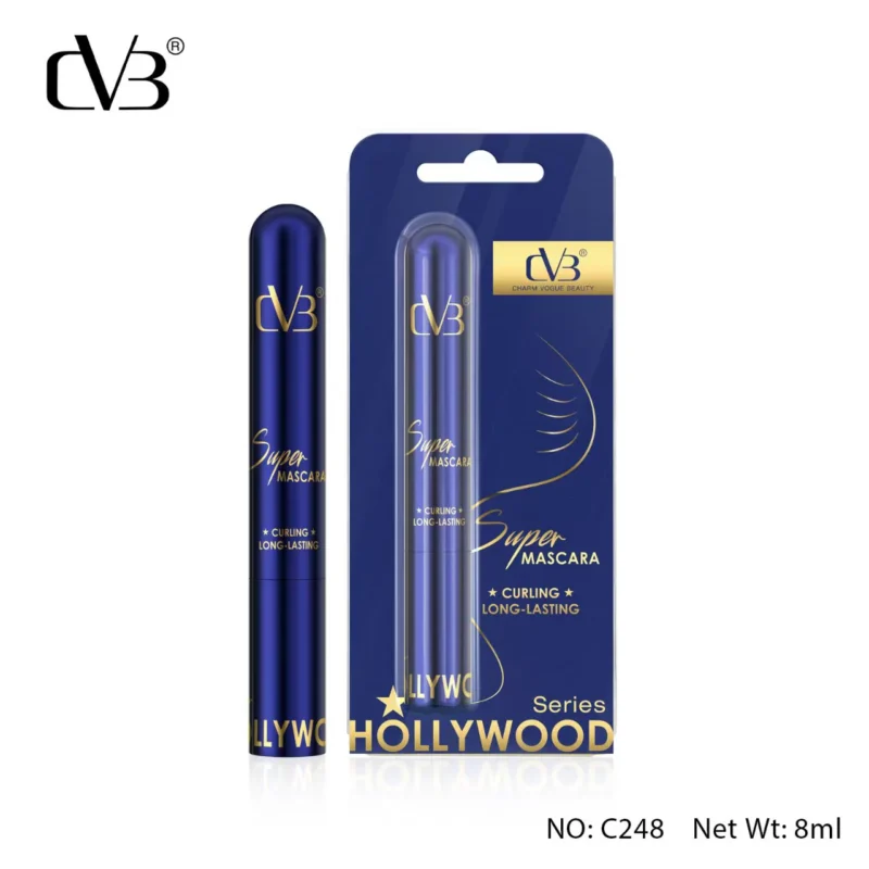 cvb super mascara curling long lasting series hollywood c248